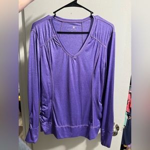 Tangerine Long Sleeve Shirt, Size Large